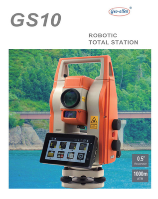 GS10 Geoallen Robotic Total Station 1000 متر بدون پرئزم